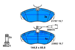 Klocki Hamulcowe Citroen Jumper Fiat Ducato Peugeo