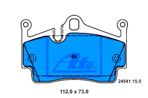 Klocki Hamulcowe Porsche 718 Boxster 718 Boxster S