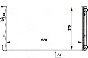 Chłodnica Vw Golf3 4 Vento 1,6-2,0 1,9tdi Behr Hel