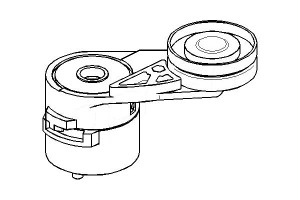 Napinacz Paska Wielorowkowego Audi 100 80 A6 2.6/2