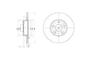 Tarcze Hamulcowe 2szt Audi 100 A4 A6 1.6-2.5d 12.9