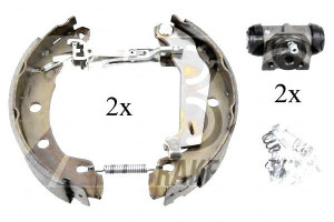 Komplet Szczęk Z Cylinderkami Renault Megane A.b.s