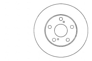 Tarcze Hamulcowe 2szt Toyota Camry 91-01 2.2-3.0 A