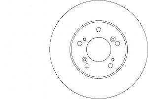 Tarcze Hamulcowe 2szt Honda Hr-v 99-05 A.b.s.