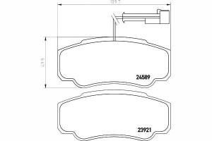 Klocki Hamulcowe Fiat Tył Ducato 02- Textar
