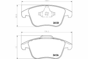 Klocki Hamulcowe Ford Przód Mondeo Galaxy V70 S80