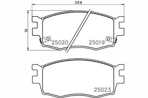 Klocki Hamulcowe Hyundai Przód I20 1,1-1,6 Crdi 08