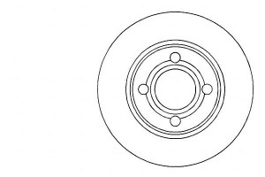Tarcze Hamulcowe 2szt Audi 80 92-96 A.b.s.