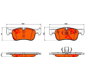 Klocki Hamulcowe Bmw Przód F20 F21 114-118 10- Trw