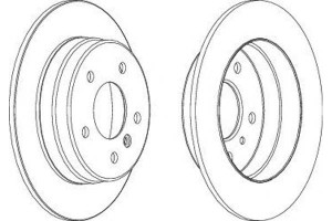Tarcze Hamulcowe 2szt Mercedes A (w168) Vaneo (414