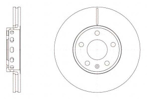 Tarcze Hamulcowe 2szt 288x25 V 5-otw Audi A3 A4 A6