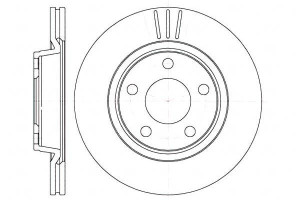 Tarcze Hamulcowe 2szt 280x22 V 5-otw Audi A4 94-04
