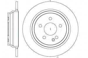 Tarcze Hamulcowe 2szt 296x10 P 5-otw Mercedes W639