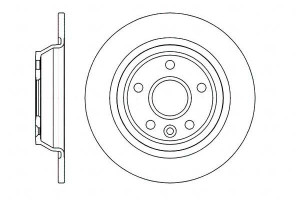 Tarcze Hamulcowe 2szt 302x11 P 5-otw Ford Focus Ga