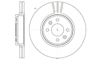 Tarcze Hamulcowe 2szt 280x24 V 4-otw Renault Clio