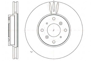 Tarcze Hamulcowe 2szt 282x25 V 4-otw Honda Accord