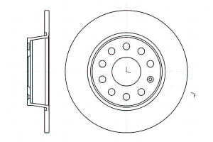 Tarcze Hamulcowe 2szt 272x10 P 5-otw Skoda Vw Seat