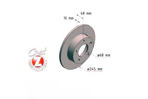Tarcze Hamulcowe 2szt Vw Passat 4motion 00-05 Tył