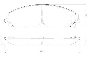 Klocki Hamulcowe Chrysler 300c 04- 5.7 V8 A.b.s.