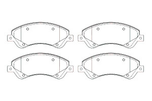 Klocki Hamulcowe Ford Przód Transit 06-14 Breck