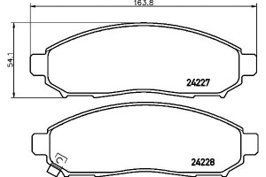 Klocki Hamulcowe Hella Pagid 41060zp025 41060ea025
