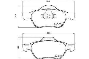 Klocki Hamulcowe Hella Pagid 410601237r 7701209100