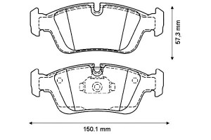 Klocki Hamulcowe Ceramiczne Bmw 3 (e36) 3 (e46) Z3