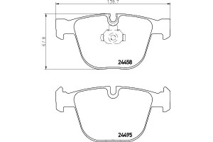 Klocki Hamulcowe Mintex 34216794879 34216783555 Pa