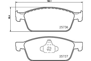 Klocki Hamulcowe Mintex 1775091 Bv612k021ac G1fy2k