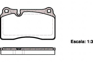 Klocki Hamulcowe Vw Touareg 17.1mm Wva24098 Roadho