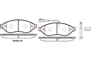Klocki Hamulcowe Citroen Jumper Box 2.2 3.0 2006>