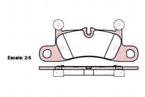 Klocki Hamulcowe Porsche Cayenne Vw Touareg 17.2mm