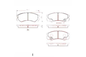 Klocki Hamulcowe Opel Frontera B 98- Zimmermann
