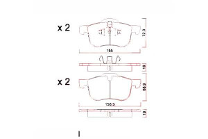 Klocki Hamulcowe Volvo S60 I 00-09 Przód Zimmerman