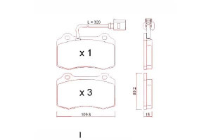 Klocki Hamulcowe Seat Leon 02-05 1.8t Cupra Przód