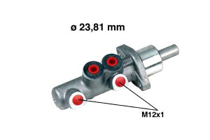 Pompa Hamulcowa Vw A6 1,8-2,8 23,81 Metelli
