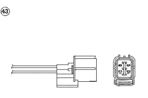 Sonda Lambda Honda Civic Vi Crx Iii Logo 1.3/1.6 0