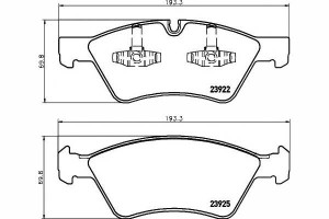 Klocki Hamulcowe Mercedes Przód W164 Ml X164 W251
