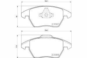 Klocki Hamulcowe Vw Przód Golf Jetta 1,4-2,0 05-16