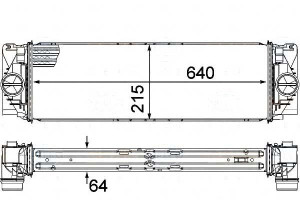 Intercooler Mercedes Sprinter 06- Behr Hella