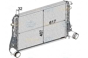 Intercooler Vw Golf 6 1,6-2,0t Behr Hella