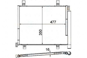 Skraplacz Behr Hella 1s0820411b 1s0820411j 1s08204