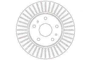 Tarcze Hamulcowe 2szt Suzuki Przód Sx4 1,5-2,0 06-