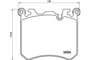 Klocki Hamulcowe Bmw X5 E70 09- Przód Brembo