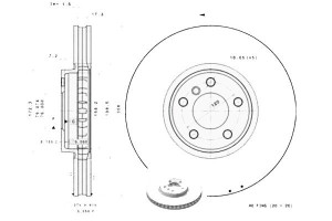 Tarcze Hamulcowe 2szt. Bmw X5 (e53) 4.4/4.6/4.8 10