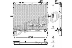 Chłodnica Silnika Kia Sorento I 2.5d 08.02- Denso