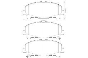 Klocki Hamulcowe Ceramiczne Honda Accord Viii 2.0/