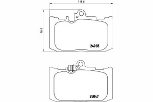 Klocki Hamulcowe Przód Lexus Gs Rc 2.0-3.5h 01.12-