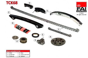 Zestaw Łańcucha Rozrządu Mazda 6 (gg) 2.3 06 02- (