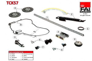 Zestaw Łańcucha Rozrządu Opel Dohc Signum 02-08,ve